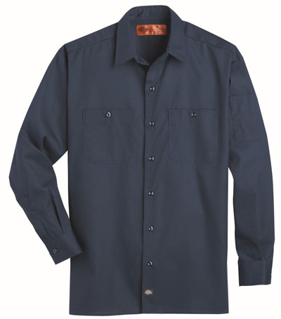 The Solid Ripstop Work Shirt featuring lightweight comfort that doesn’t compromise durability. Specialty pockets include two chest pockets and a pencil pocket on the left arm. 
