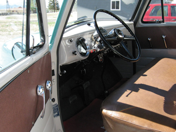 many hours were invested in fabricating the throttle linkage, hand-fitting the foot pedals, and locating the tachometer, turn signal and various switches. 