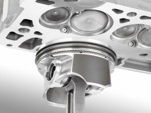 sculpted pistons help produce an 11.5:1 compression ratio for the new lt1.