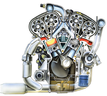 dohc engine designs were used in few limited production and sports cars in the early 1920s.