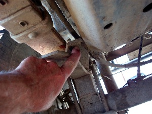photo 5: don’t forget to install spring clamps to prevent broken springs from puncturing tires or fuel tanks.