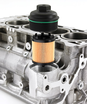 gm’s ecotec oil system eliminates the need to be under the vehicle to perform oil changes.