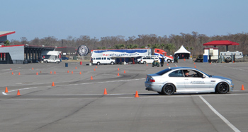 the tires’ crisp turn in, and consistence and predictable grip, were most notable on the long autocross course.