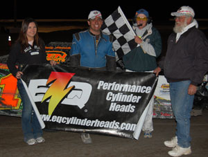 Alvarado is the two-time EQ Wild West Modified Tour champion and leads all drivers with 17 career series wins.