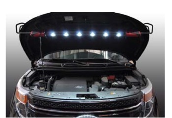 model 12-1017: 6x1w superbright smd cordless under hood light (rechargeable li-ion) 